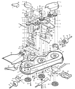 Part Location Diagram of 92259E700 Murray Bracket, Right Gauge Wheel